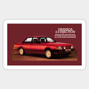 FORD GRANADA INJECTION - advert Sticker